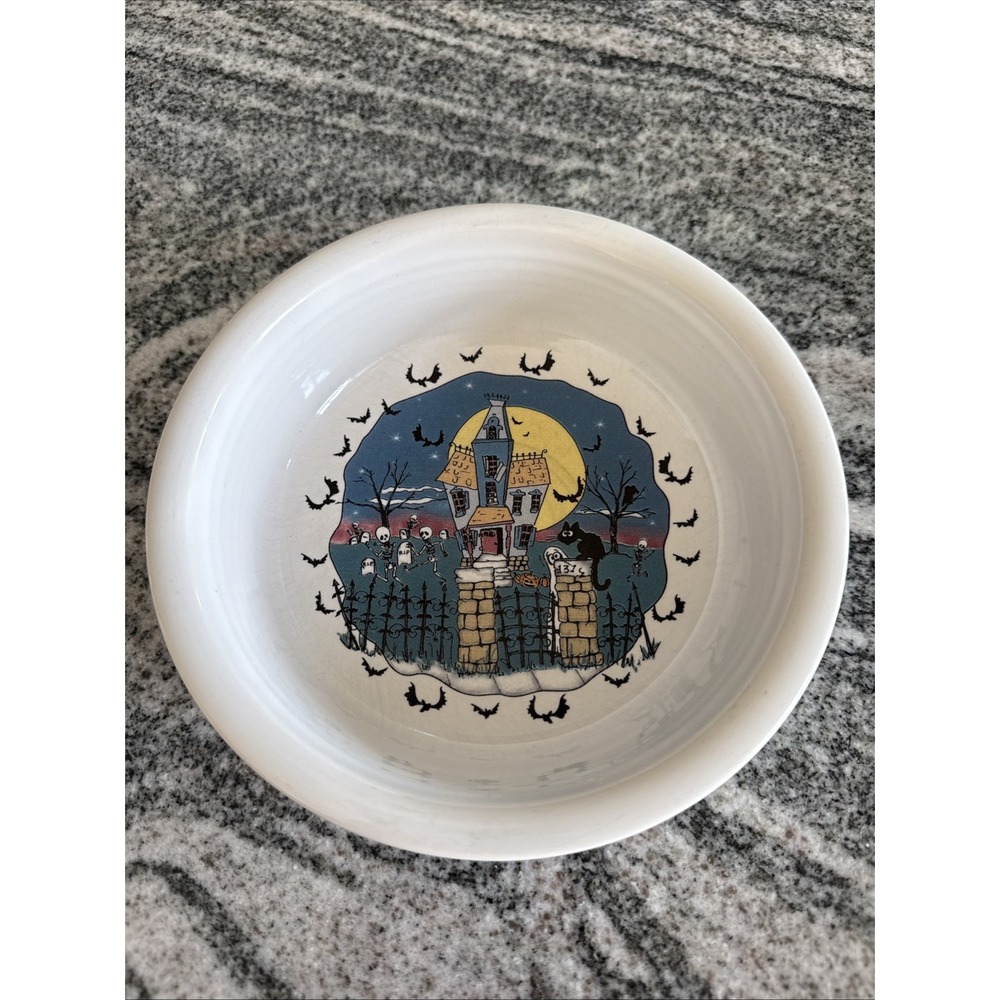 Homer Laughlin  Fiesta Halloween Night 7" Bowl (1 Bowl) )